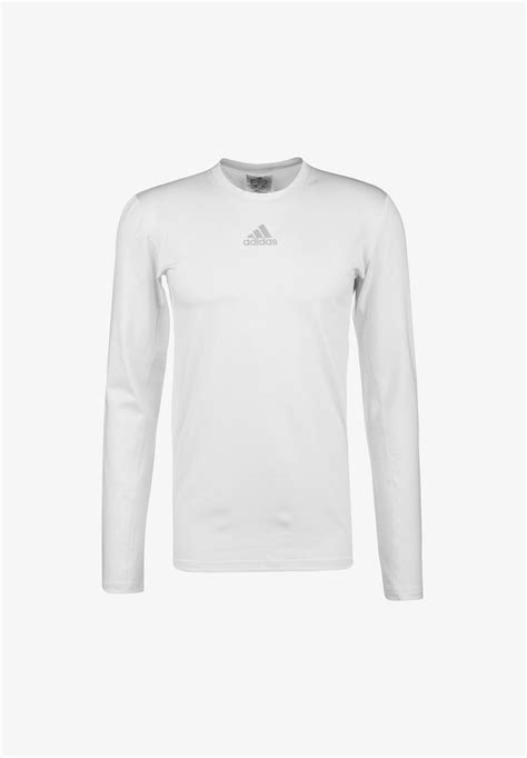 adidas langarmshirt weiß|adidas Performance TECH FIT .